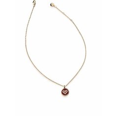 Колье FURLA, эмаль, кристалл, длина 45 см