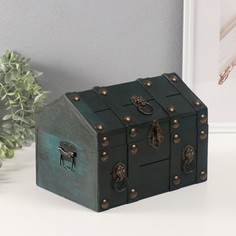 Шкатулка сундук дерево No Brand