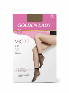 Носки Gld MIO 20 (2 пары) Melon Golden Lady
