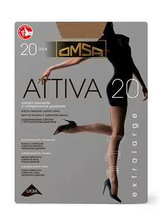 Колготки Oms Attiva 20 XXL Natural Omsa
