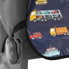 Накидка на сиденье автомобильное cartage машинки 2, пвх, 60 х 45 см, европодвес