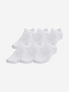 Носки Under Armour Essential No Show, 6 пар, Белый
