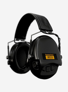 Активные наушники для стрельбы Sordin MSA Supreme Pro-X, SNR25dB, NRR18dB, влагозащита, черные, Черный
