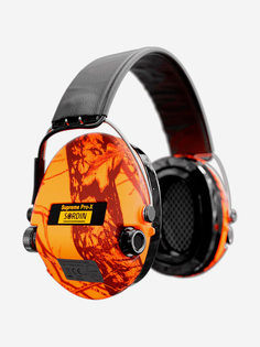 Активные наушники для стрельбы Sordin MSA Supreme Pro-X Camo, с фонариком, SNR25dB, NRR18dB, оранжевый, Оранжевый