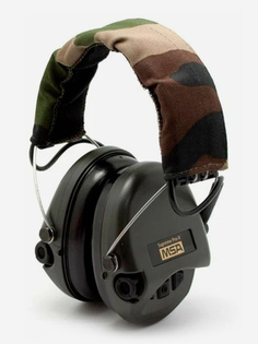 Активные наушники для стрельбы Sordin MSA Supreme Pro-X, SNR 25dB, NRR 18dB, влагозащита, зеленый, Зеленый