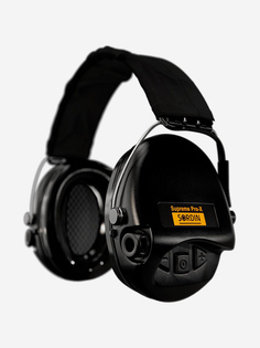 Активные наушники для стрельбы Sordin MSA Supreme Pro-X, SNR 25dB, NRR 19dB, черные, Черный