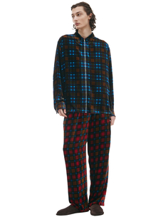 Клетчатая рубашка на молнии Acne Studios