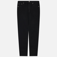 Мужские джинсы Edwin Slim Tapered Kaihara Right Hand Black Denim 13 Oz, цвет чёрный, размер 28/32