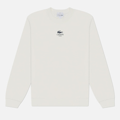 Мужская толстовка Lacoste Printed Fleece, цвет белый, размер S