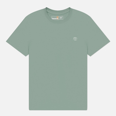 Мужская футболка Timberland Dunstan River Slim Fit, цвет зелёный, размер M