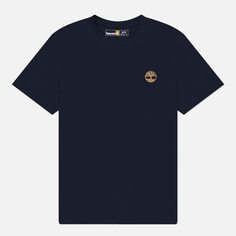 Мужская футболка Timberland Kennebec River Back Camo Tree Logo, цвет синий, размер M