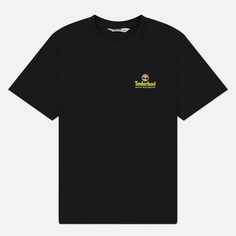 Мужская футболка Timberland Illustrated Tree Logo Back Graphic, цвет чёрный, размер M