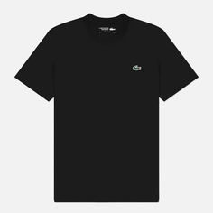 Мужская футболка Lacoste Ultra Dry Cotton, цвет чёрный, размер S
