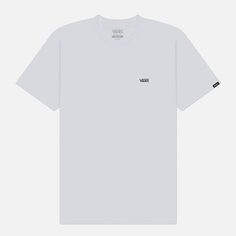 Мужская футболка Vans Left Chest Logo, цвет белый, размер S