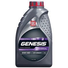 Полусинтетическое моторное масло ЛУКОЙЛ Genesis Universal 5W-40, 1 л