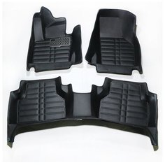 Кожаные 3D коврики Autozs Alfa для BMW 3er VI (F3x) Седан, Хэтчбек, Универсал 5 дв. (2011-2015), Рестайлинг Седан, Универсал 5 дв. (2015+)