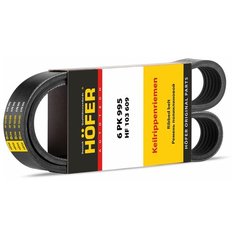 Ремень генератора HOFER 6PK995 для LADA Granta с кондиционером