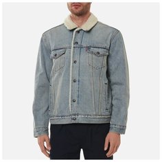 Джинсовая куртка Levis Men Type III Sherpa Trucker Jacket, размер M, голубой Levis®