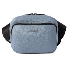 Сумка поясная Calzetti, серо-голубой