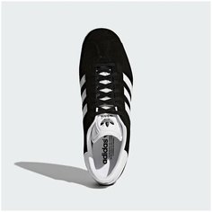 Кеды adidas Gazelle, полнота F, размер 7,5 UK, черный/белый