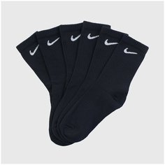 Носки NIKE M Everyday Lightweight Crew Sock 3 P, комплект, 3 пары, размер M, черный