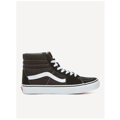 Кеды VANS SK8-Hi, полнота F, размер 8 US, черный/белый