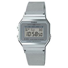 Наручные часы CASIO Vintage, серебряный/серый