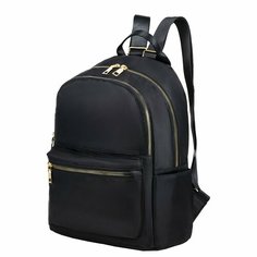 Рюкзак бочонок BRAUBERG, фактура гладкая, черный