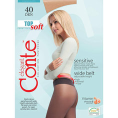 Колготки Conte elegant Top Soft 40, 40 den, 2 шт., размер 3, naturel