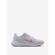 Кроссовки NIKE REVOLUTION 6 NEXT NATURE W, полнота F, размер 6US, розовый/белый