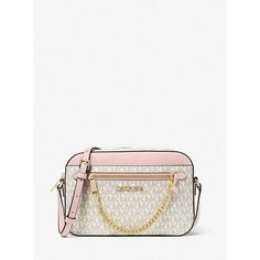 Сумка кросс-боди MICHAEL KORS, фактура зернистая, бежевый