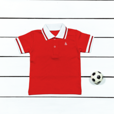 Поло АЛИСА, размер 110, красный