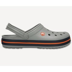 Сабо Crocs Crocband Clog, размер M5W7, серый