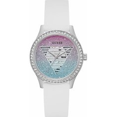 Наручные часы GUESS Trend, белый/голубой/розовый