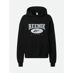 Худи спортивное Reebok Classics Natural Dye Big Logo Hoodie, размер S, , черный