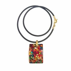 Подвеска arte di murano, муранское стекло, мультиколор