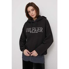 Худи TOMMY HILFIGER, размер L, , черный