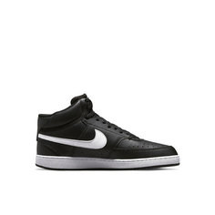 Кеды NIKE Court Vision Mid Next Nature, полнота F, размер 7 US, Black/Black/White