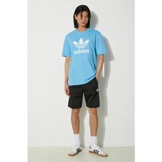 Футболка adidas Originals Adicolor Trefoil, размер 2XL, синий