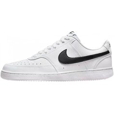 Кеды NIKE Court Vision Low Next Nature, полнота F, размер 7,5 US, белый/черный