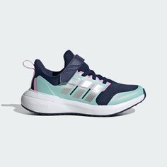 Кроссовки adidas FortaRun 2.0, размер 13.5k UK, dark blue / silver metallic / semi flash aqua