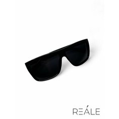 Солнцезащитные очки REALE, черный глянцевый /черный