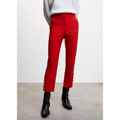 Брюки классические MANGO, размер 38, красный