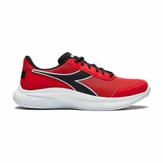 Кроссовки Diadora EAGLE, размер T8, красный/белый/черный