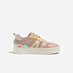 Кеды LACOSTE, размер 4.5, розовый
