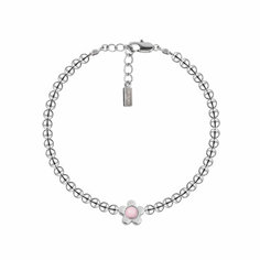 Браслет Oh Mary Did, гематит, жемчуг Swarovski синтетический, 1 шт., размер 16 см, размер one size, розовый