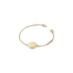 Браслет-цепочка GUESS, кристалл, 1 шт., размер 14.6 см, размер S, золотой