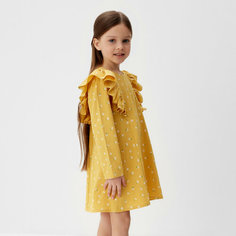 Платье Kaftan, размер 110/116, желтый