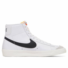 Кеды NIKE Blazer Mid 77 VNTG, полнота F, размер 8 US, белый