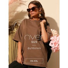 Футболка LUIGGI FENZO, размер XL-XXL, коричневый